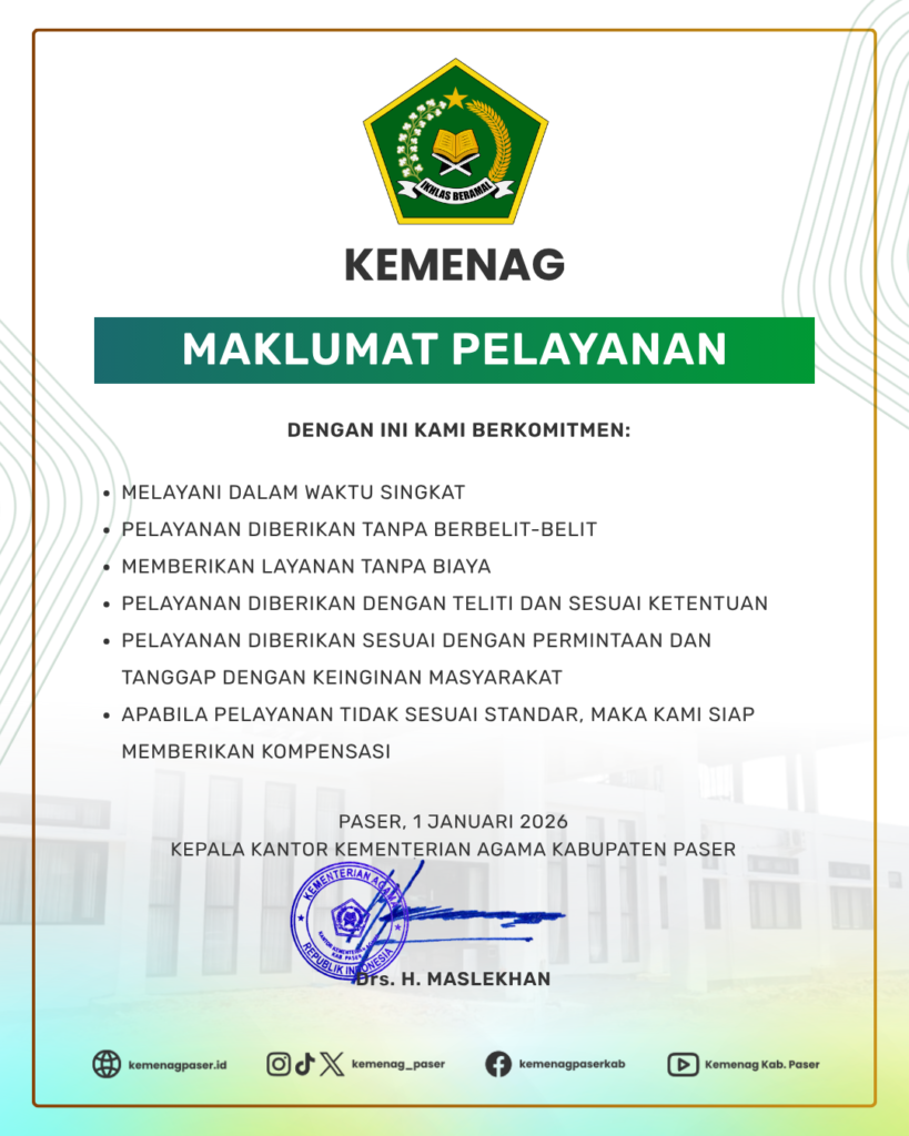 Maklumat Pelayanan 2026